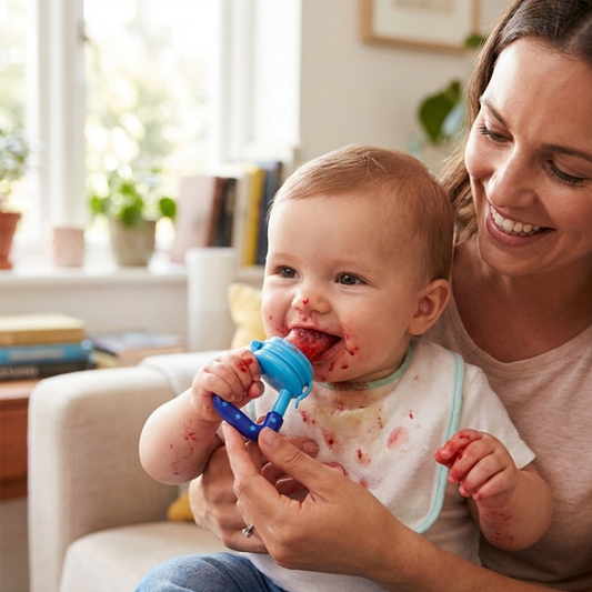Bebek Silikon Meyve ve Sebze Emziği