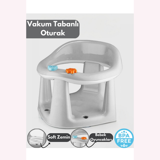 2'li Vakumlu Bebek Banyo Oturağı ve Minder Seti