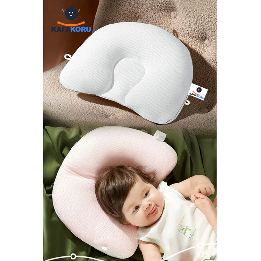 Düz Kafa Önleyici Pamuk Bebek Yastığı