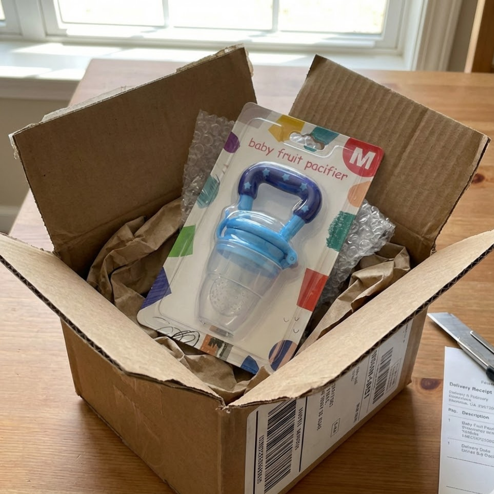 Bebek Silikon Meyve ve Sebze Emziği