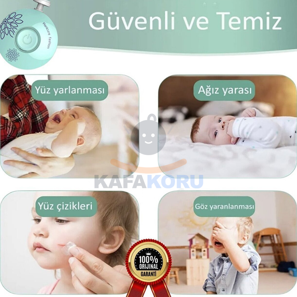 6 Başlıklı Bebek Tırnak Törpüleme Seti