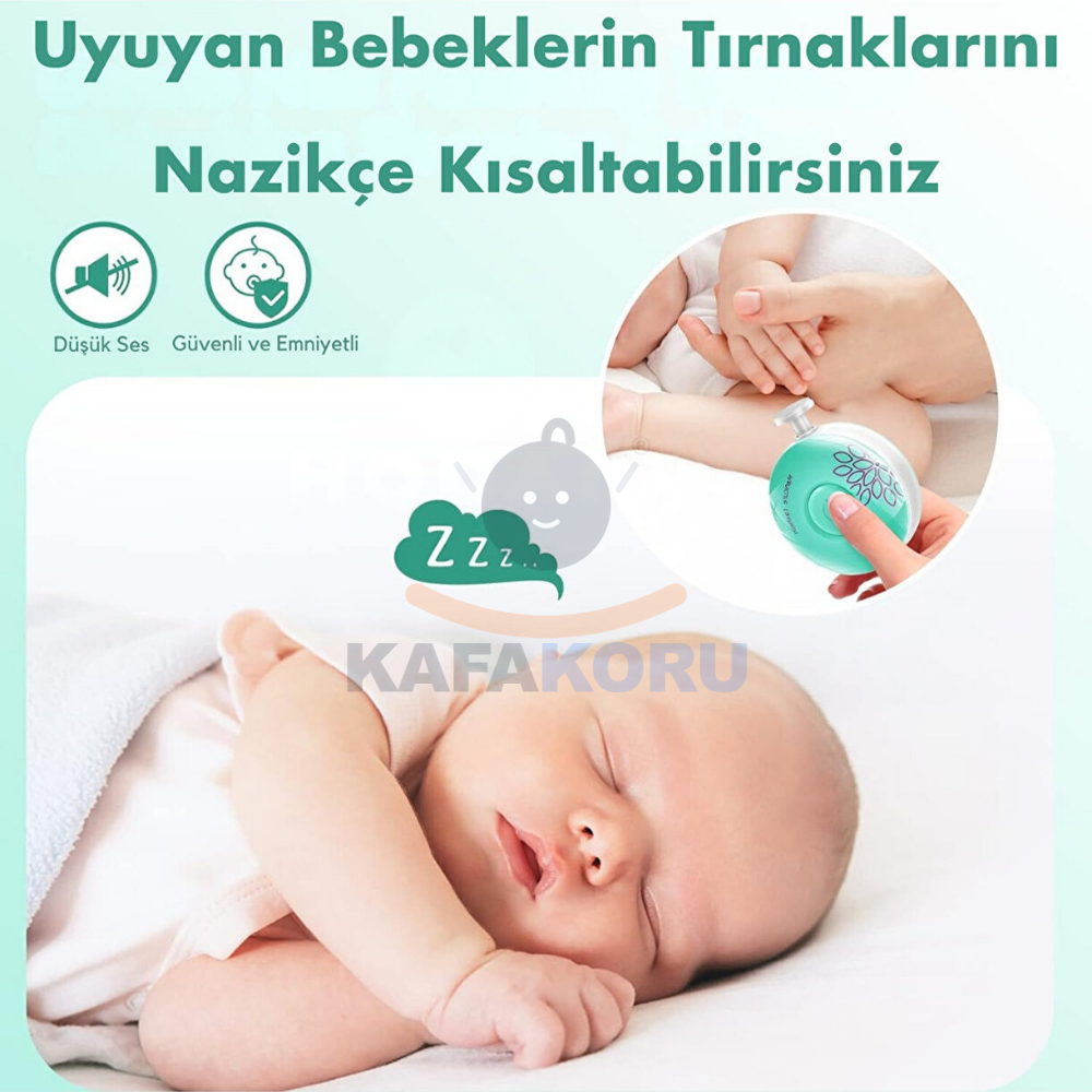 6 Başlıklı Bebek Tırnak Törpüleme Seti